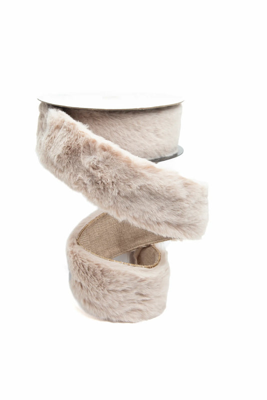Listón Peluche Beige