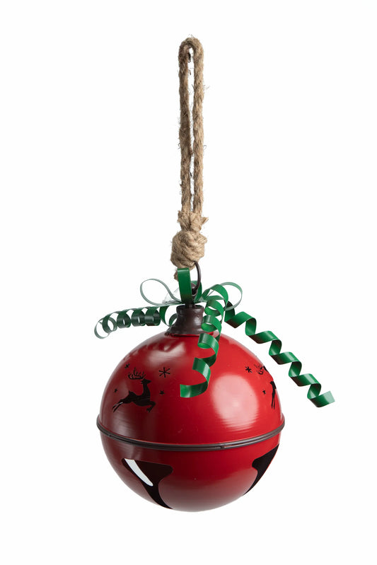 Cascabel Decorativo Navideño con Motivos y Listón
