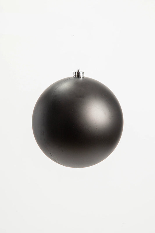 Esfera Navideña Negra Mate 20 cm