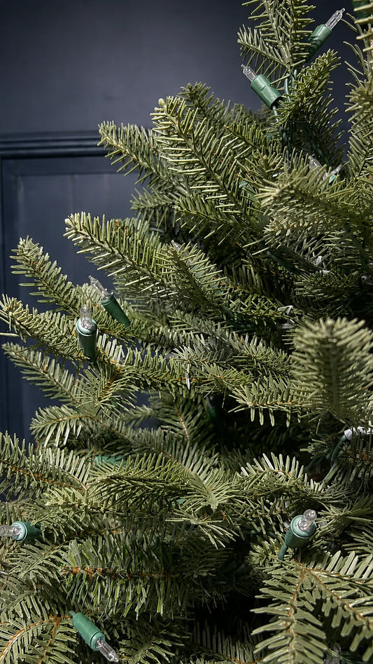 Árbol de Navidad Frondoso con Luces Integradas