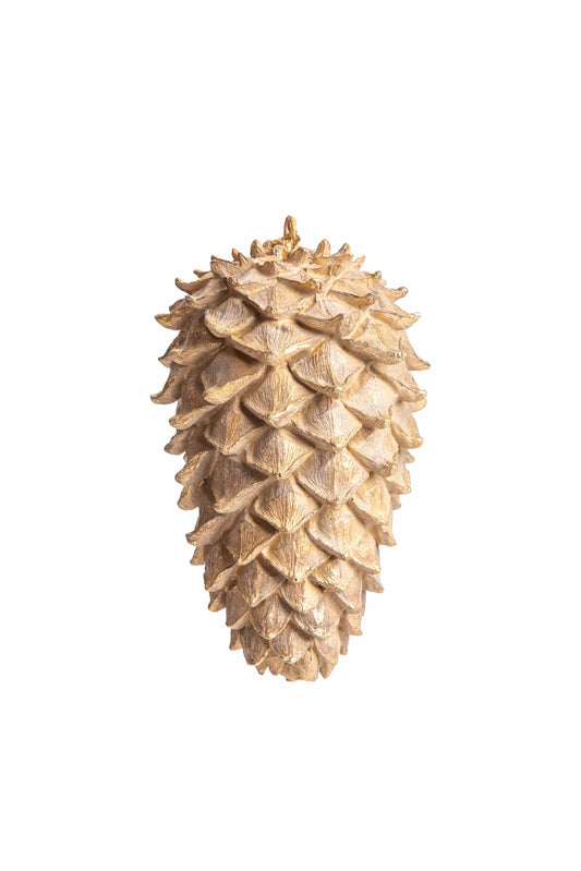 Piña Decorativa Dorada 22 cm