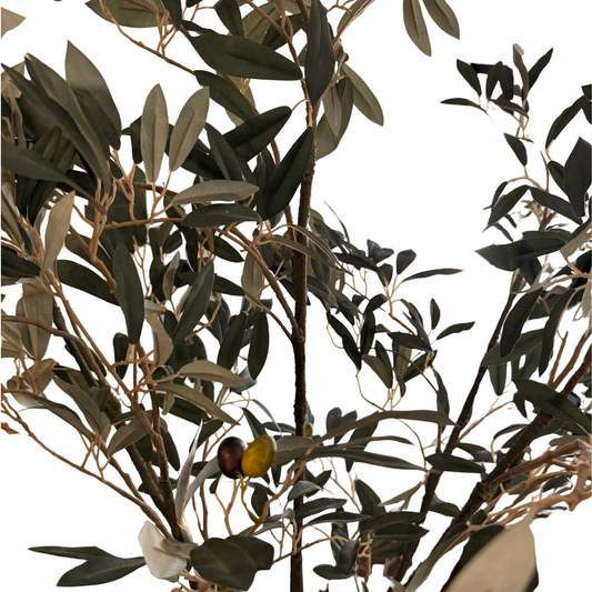 Árbol de Olivo Negro Artificial - 1.50m