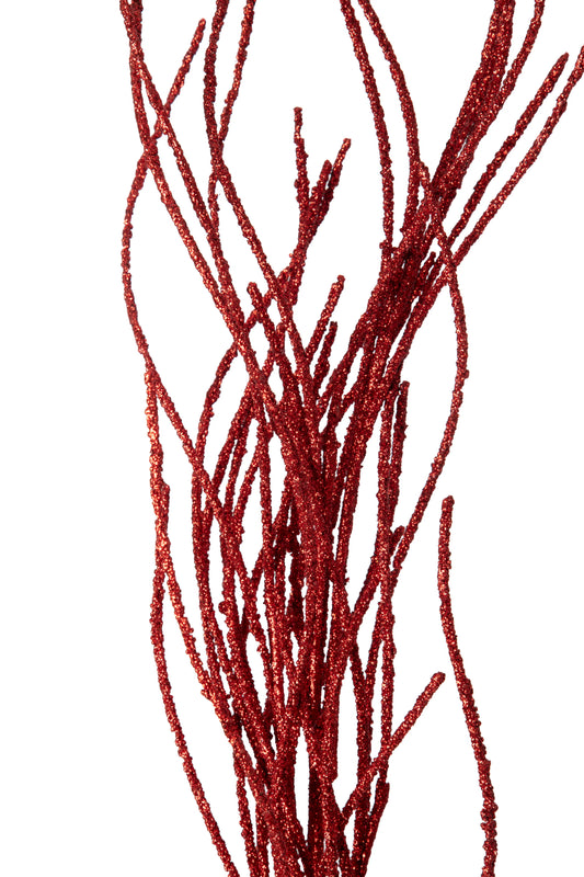 Vara de Sauce Rizado Roja