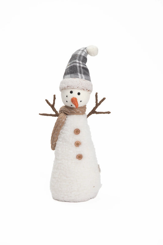 Set de 2 Muñecos de Nieve de Tela