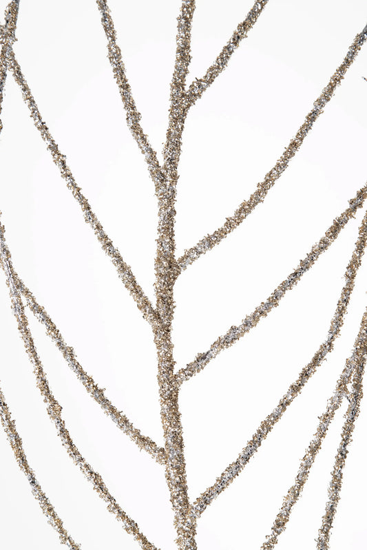 Vara de Ramas Champagne con Brillantina