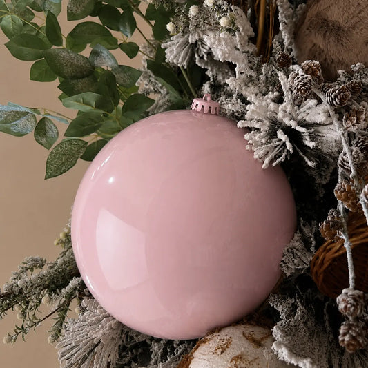 Esfera Navideña Rosa 20 cm