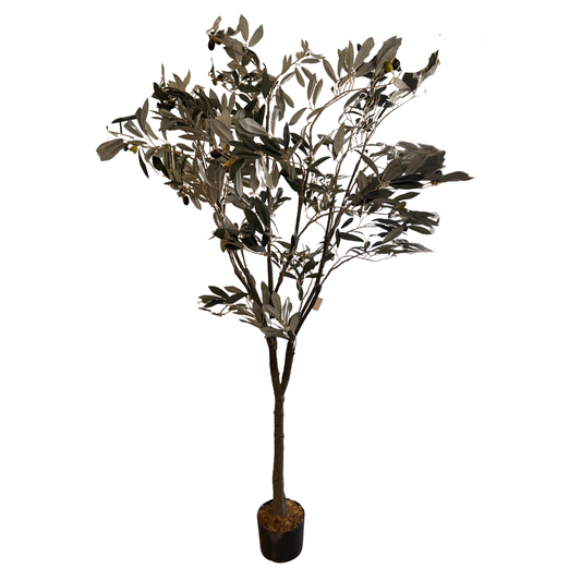 Árbol de Olivo Negro Artificial - 1.50m
