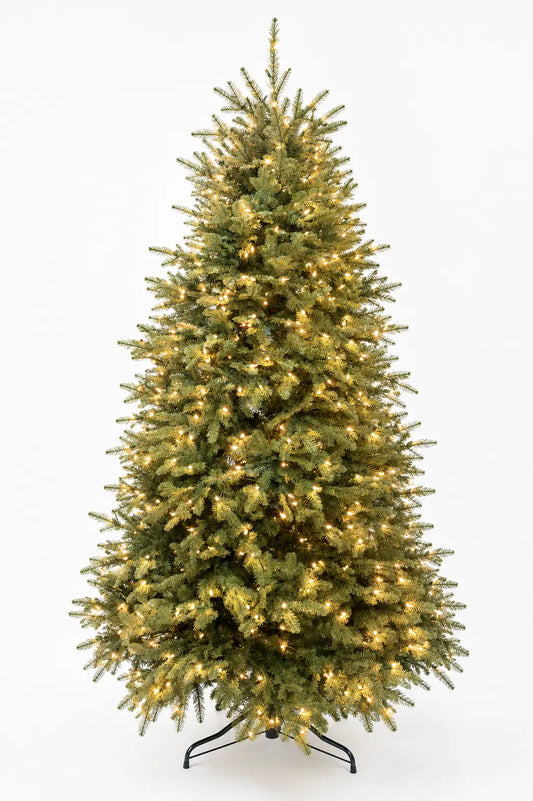 Árbol de Navidad Frondoso con Luces Integradas